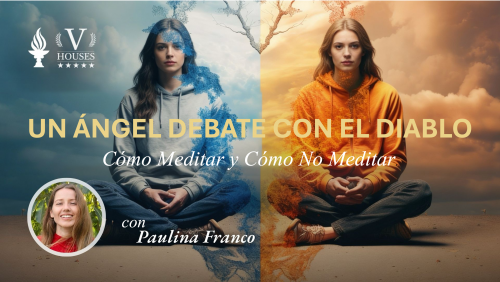  Un ángel debate con el diablo: cómo meditar y cómo no meditar.